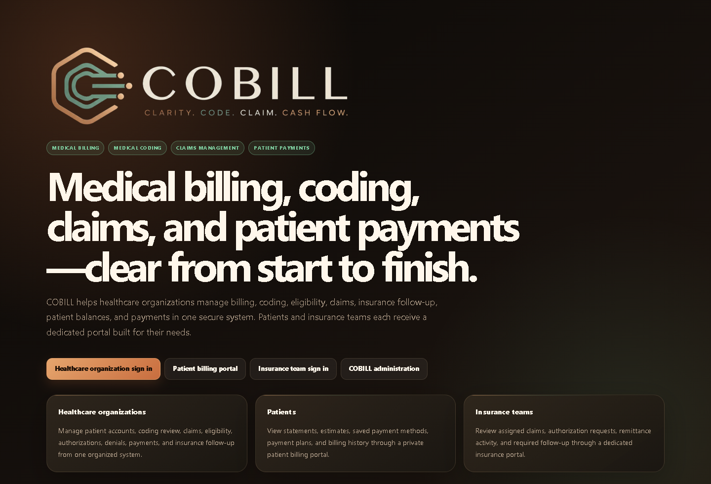 Cobill live product preview