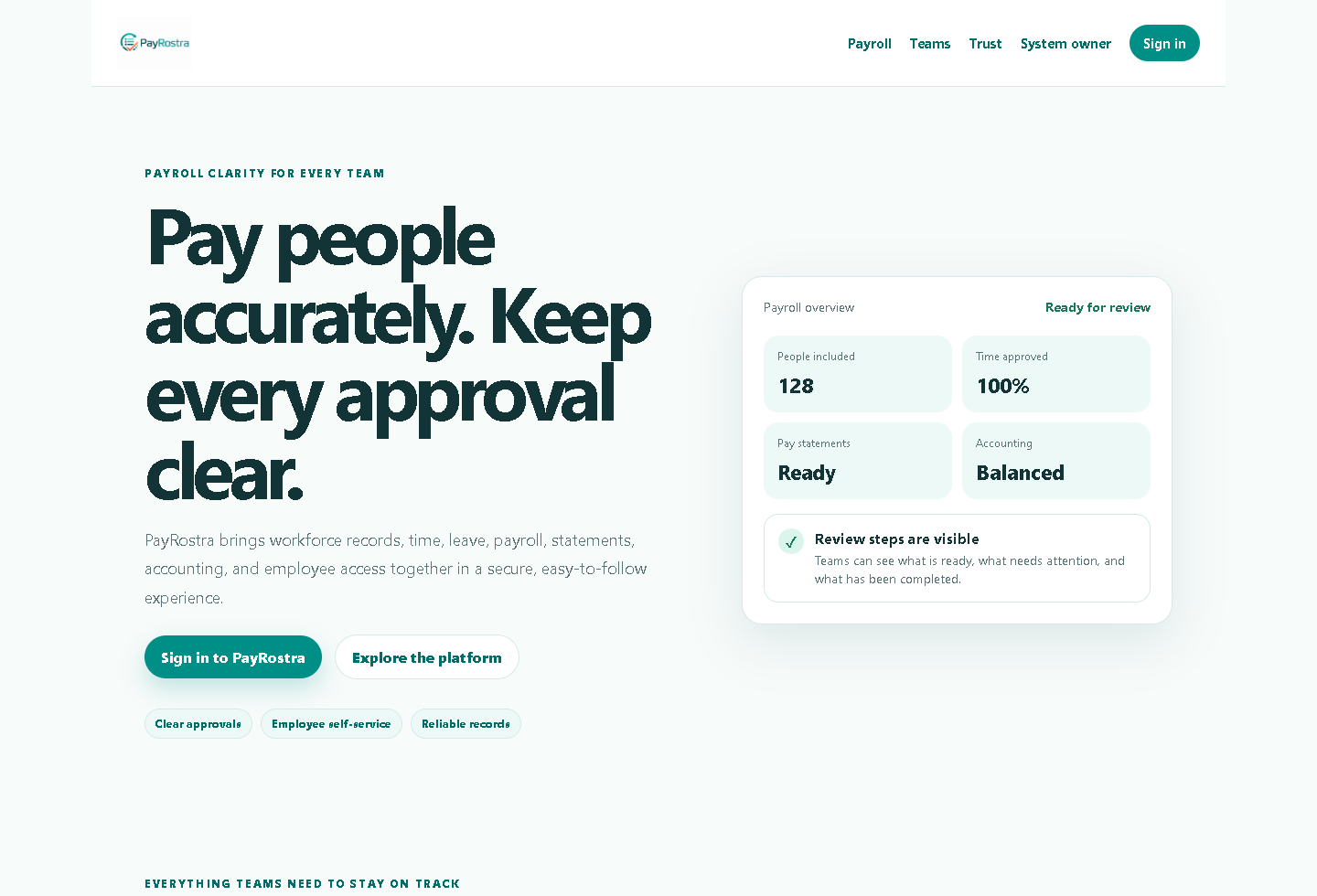 Payrostra live product preview